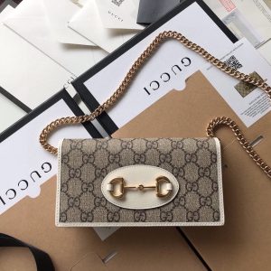 Gucci Horsebit 1955 wallet with chain