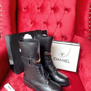 Chanel martin boots