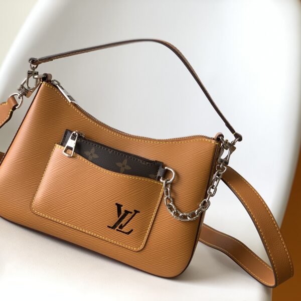 Caramel Marelle Luxe Tote Bag
