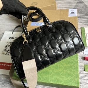 GG-Inspired Quilted Leather Tote Bag for Women – Elegant Luxury Style Handbag