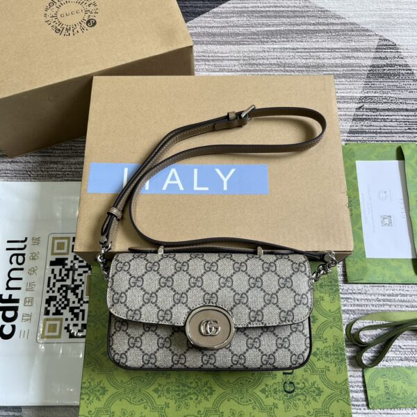 Petite GG-Inspired Mini Shoulder Bag – Elegant Luxury Style Handbag for Women