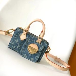 M82950 Blue Denim Pillow Bag