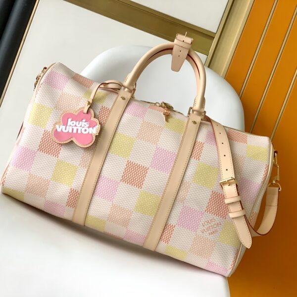 N40713 Premium Canvas Travel Duffle Bag – Kipole 45 Style Luxury Inspired Design