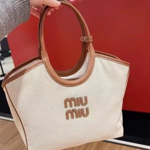 Elegant Linen Signature Handbag for Women