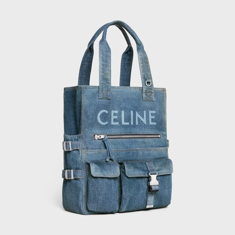 Celine Denim Tote Bag - Image 3