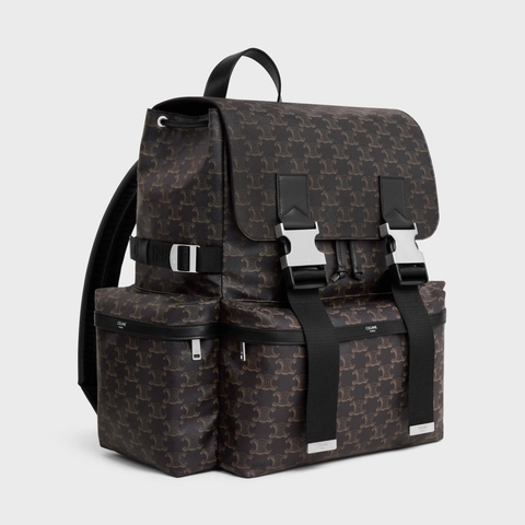 Celine Triomphe Canvas Backpack - Image 3
