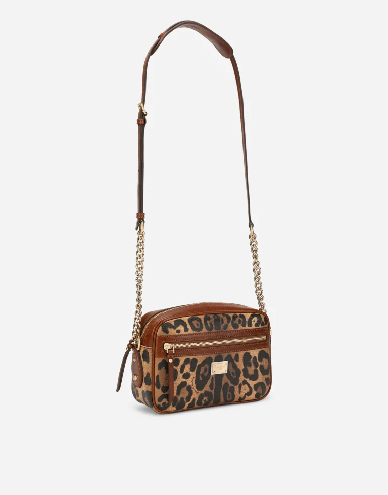 Dolce & Gabbana Edium Leopard-print Crespo Crossbody Bag - Image 2