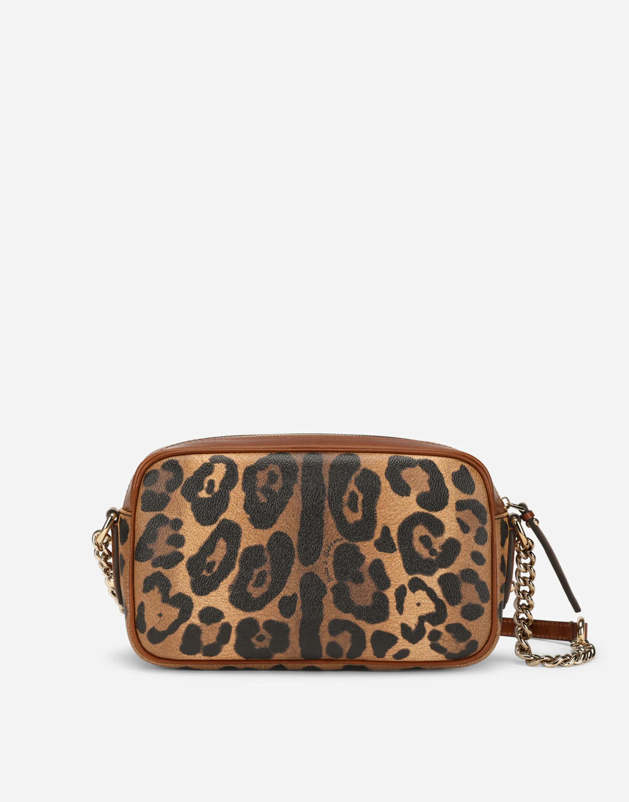 Dolce & Gabbana Edium Leopard-print Crespo Crossbody Bag - Image 3