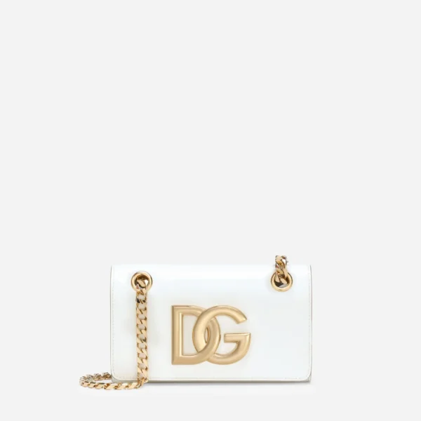 Dolce & Gabbana Polished Calfskin 3.5 Phone Bag