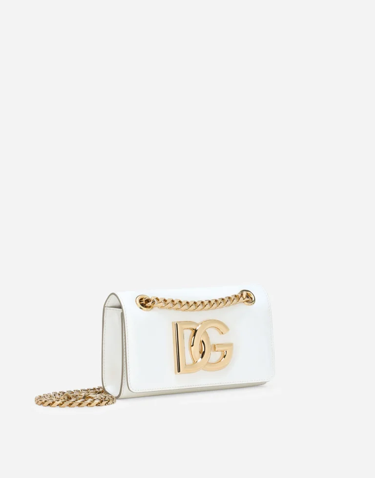 Dolce & Gabbana Polished Calfskin 3.5 Phone Bag - Image 3