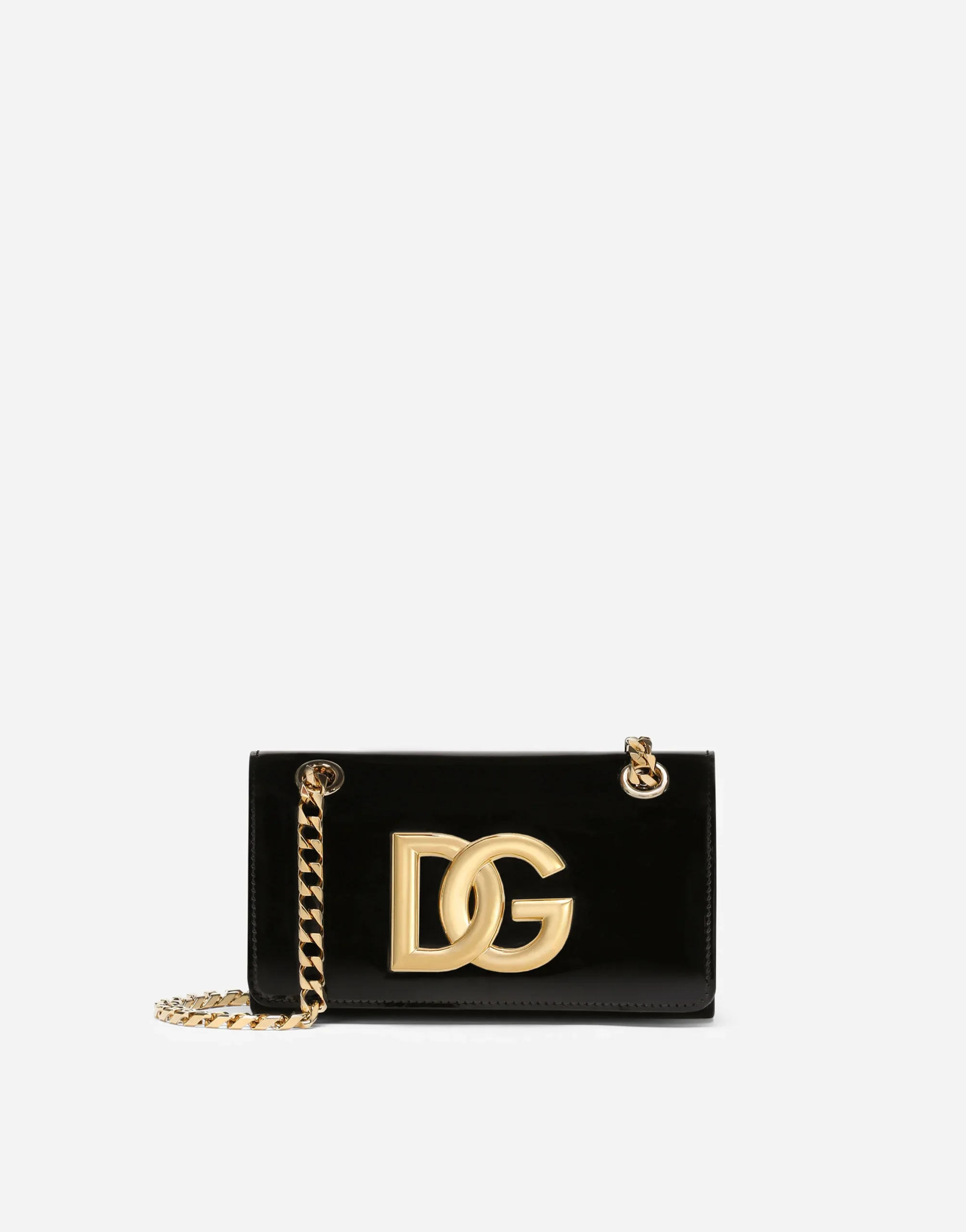 Dolce & Gabbana Polished Calfskin 3.5 Phone Bag - Image 6