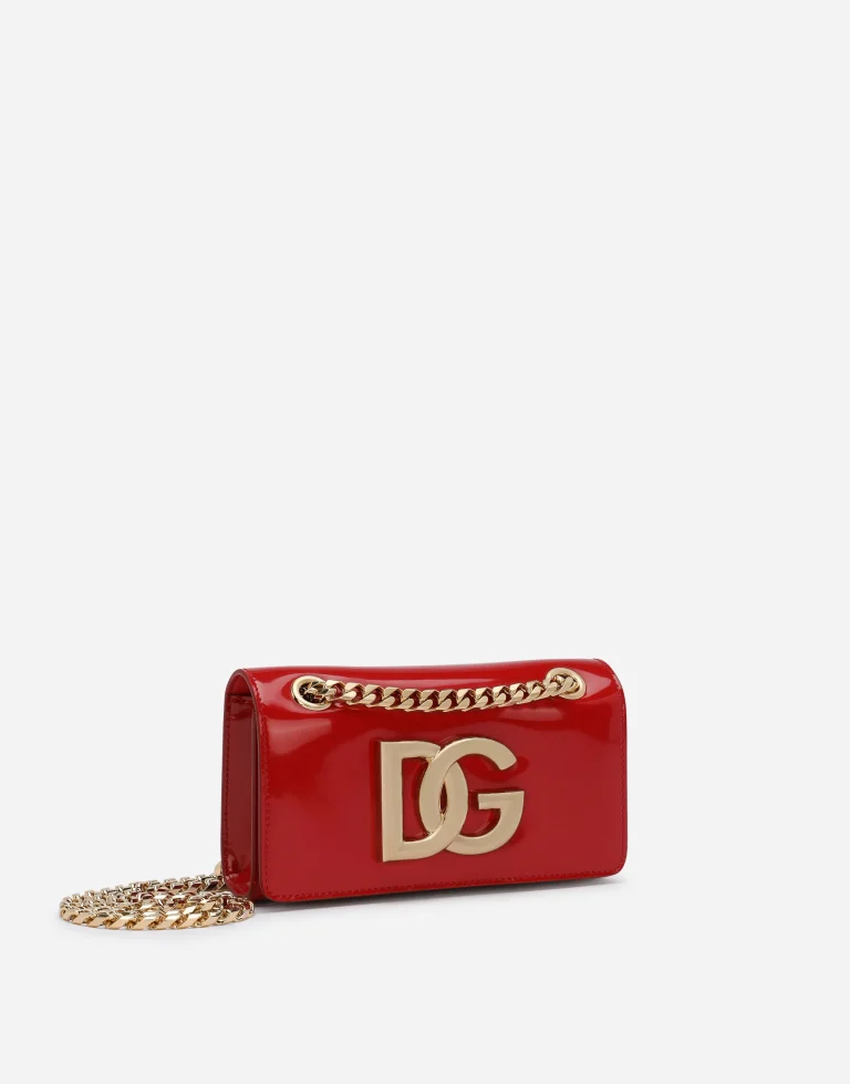 Dolce & Gabbana Polished Calfskin 3.5 Phone Bag - Image 7