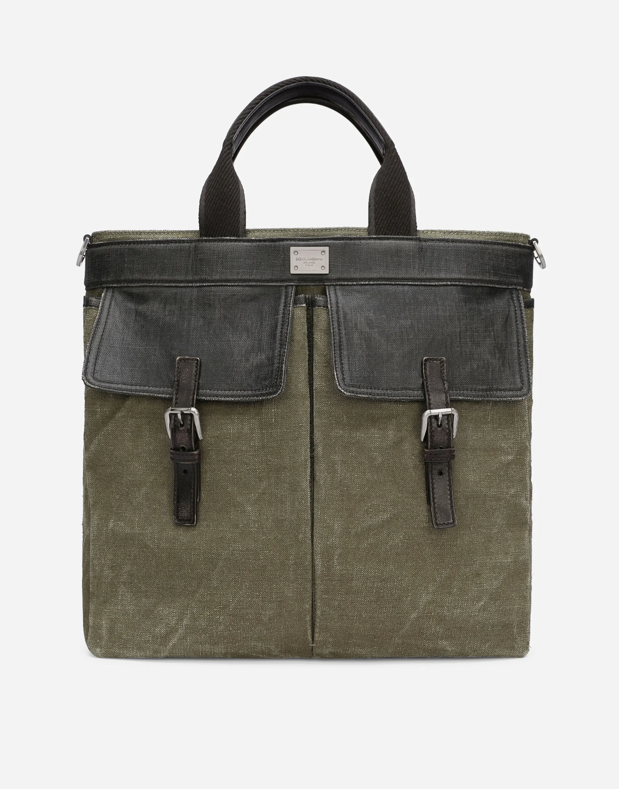 Dolce & Gabbana Canvas Shopper Bag