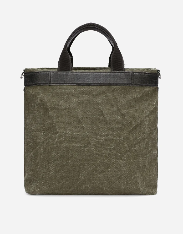 Dolce & Gabbana Canvas Shopper Bag - Image 3
