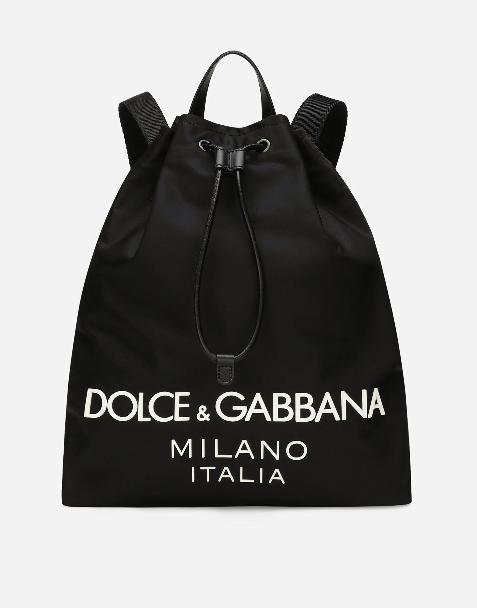 Dolce & Gabbana Nylon Milano Logo Backpack