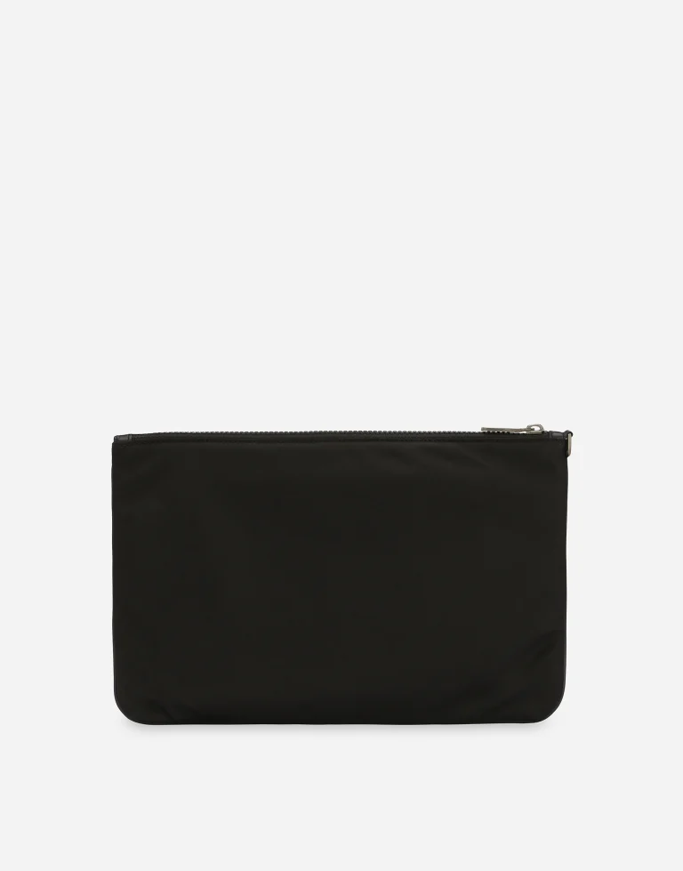 Dolce & Gabbana Nylon Rubberized Logo Pouch - Image 3