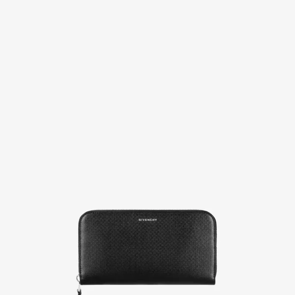 Givenchy 4G Classic Leather Zipped Wallet