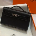 Hermes Kelly Bag 19 Epsom Leather Light Gray - Image 2