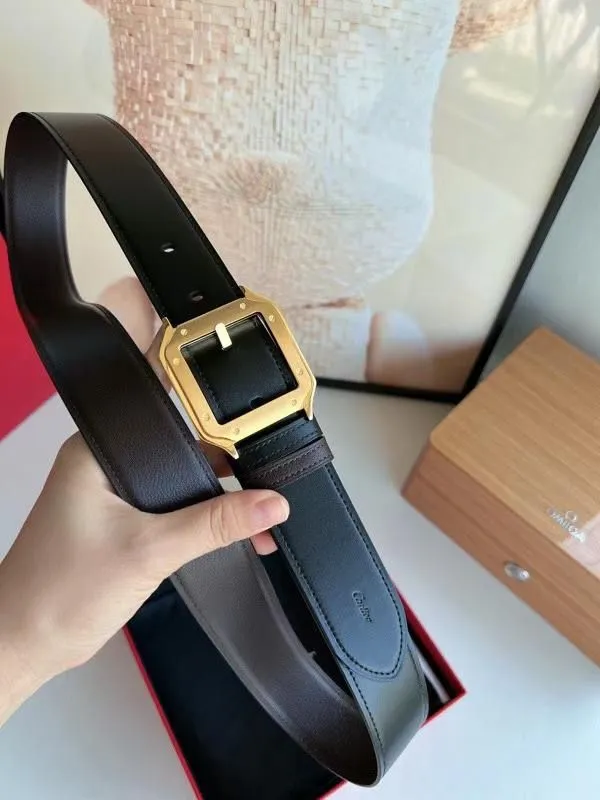 Cartier Grained Leather Belt For Men - Image 5