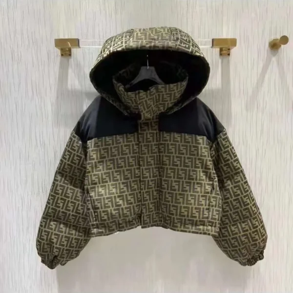 Fendi Women’s Short Down Jacket with Hood