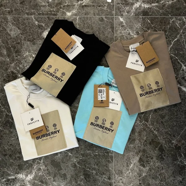 Burberry Short Sleeve T-Shirt With Logo - Image 3