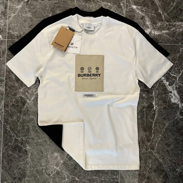 Burberry Short Sleeve T-Shirt With Logo - Image 5