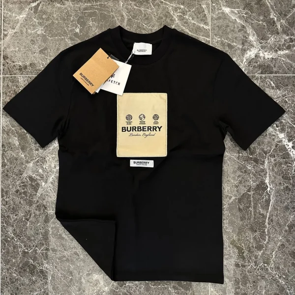 Burberry Short Sleeve T-Shirt With Logo - Image 4