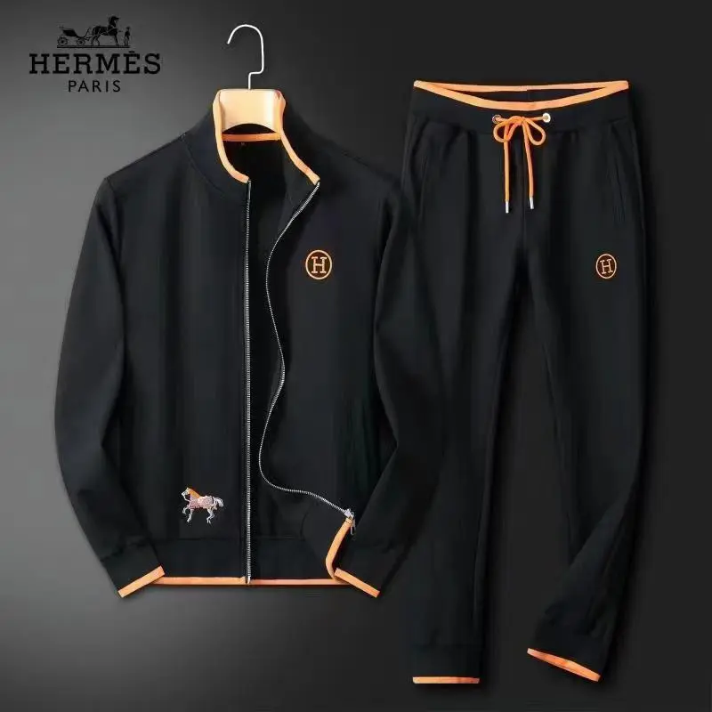 Hermes Premium Logo Tracksuit For Men