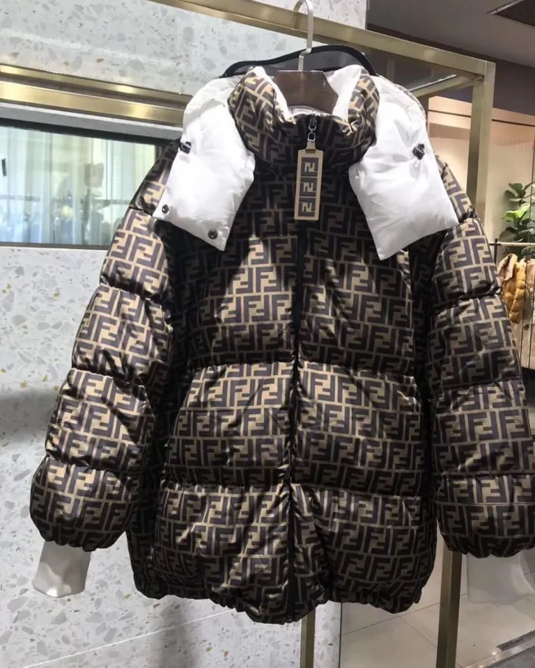 Fendi Down Coat Winter Puffer Jacket - Image 6
