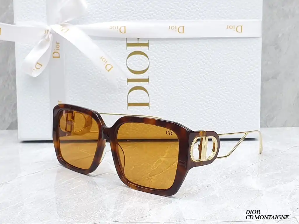 Christian Dior 30 Montaigne 2 Havana Gold Sunglasses