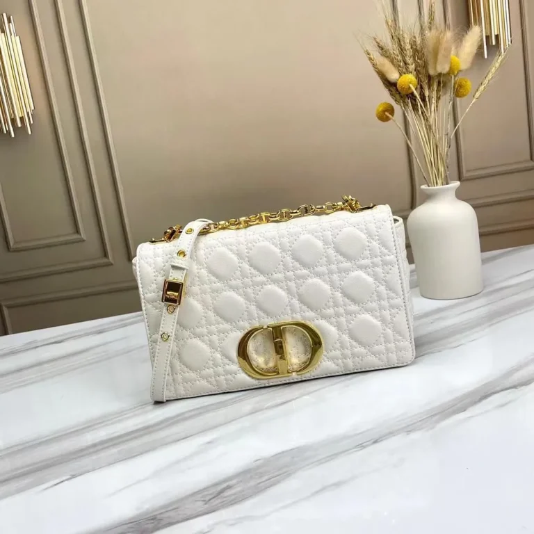 Dior Cannage Leather Small Caro Shoulder Bag - Image 2