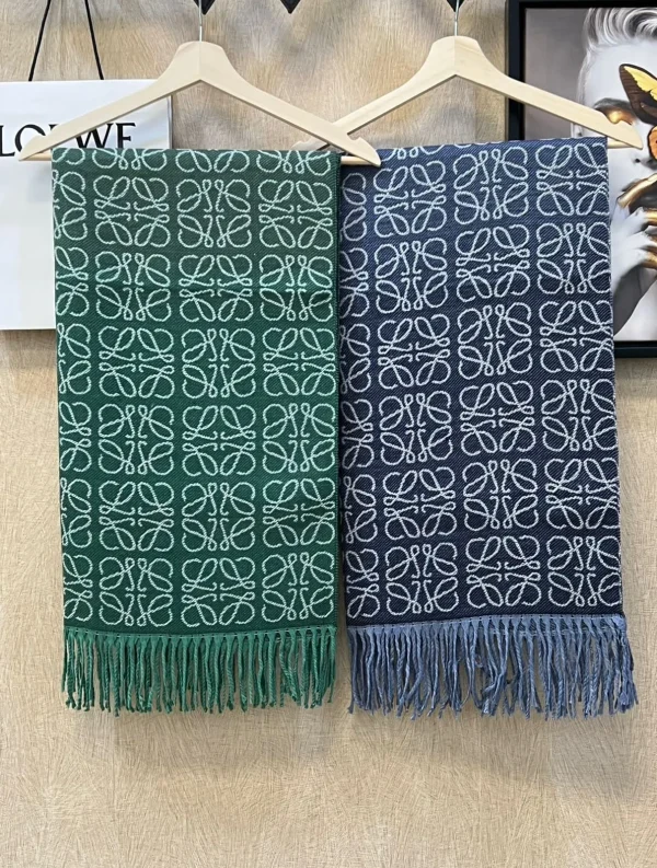 Loewe Cotton Monogram Scarf - Image 3