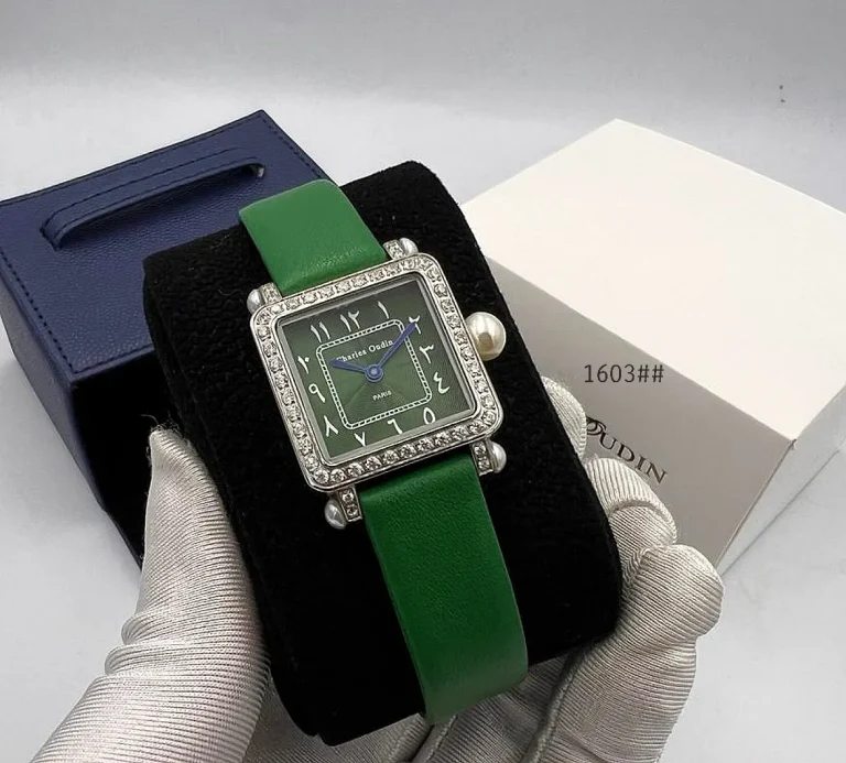 Charles Oudin Pansy Retro with Pearls Watch - Image 2